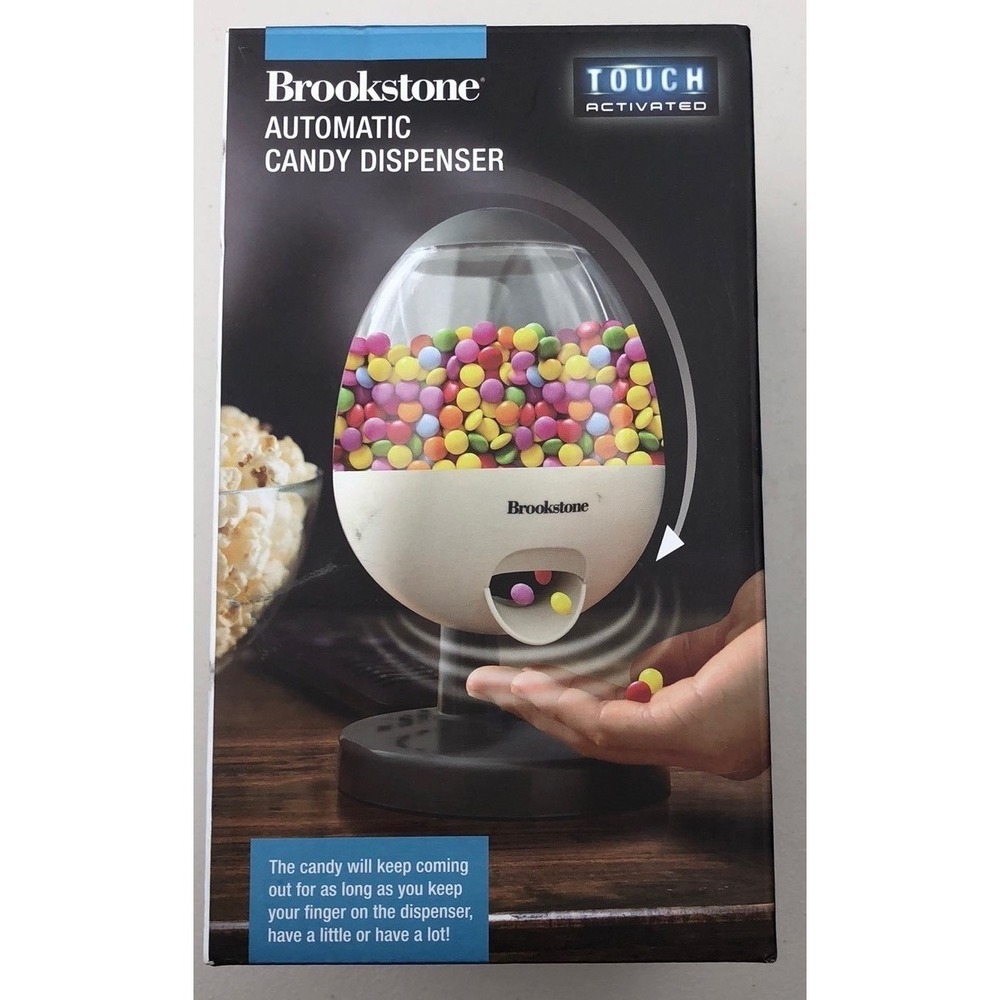 NEW Sharper Image Mini Automatic Touch-Activated Candy Machine & Snack Dispenser